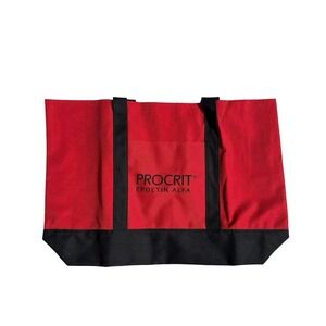 Procrit Tote Bag‎ Unisex Large Red Black New Medical Pharma Promo Canvas Bag